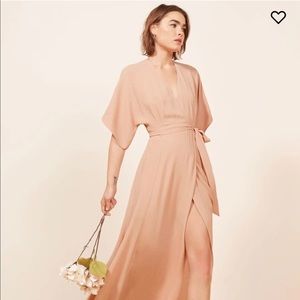 Reformation Winslow Dress in Blush